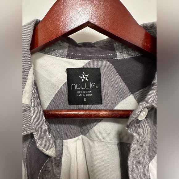 Nollie Lightweight “Flannel” Patterned Button Down Shirt - Picture 3 of 3